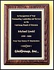 Rectangular Walnut Plaque (9"x12")